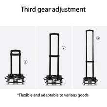 Load image into Gallery viewer, Wheel Trolley folding luggage trolley Folding Hand Truck Barrow Cart Travel Luggage Shopping Cart Portable Home Use Cart
