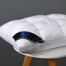 Load image into Gallery viewer, 1pc Luxurious Hotel-Grade Neck Support Pillows - Deep Sleep Comfort,Moisture-Absorbing Breathable for Living Room &amp; Bedroom