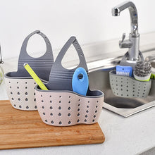 Load image into Gallery viewer, Hanging Sink Holder: Adjustable Drain Basket for Kitchen and Bathroom