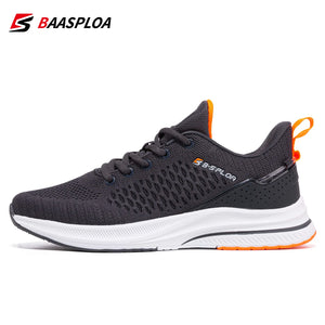 Men's Lightweight Running Shoes 2022 Mesh Casual Sneakers Lace-Up Sports Shoes