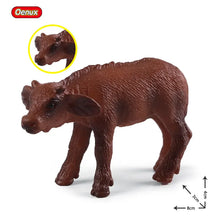 Load image into Gallery viewer, Cute Farm Animals Milk Cow Cattle Calf Angus Bull OX Buffalo Model Action Figures Toy