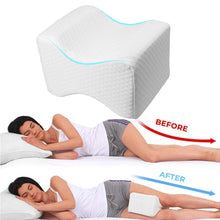 Load image into Gallery viewer, Memory Foam Knee Pillow Back Support Align Spine Pregnancy Body Pillows for Side Sleepers for Orthopedic Sciatica Back Leg Hip