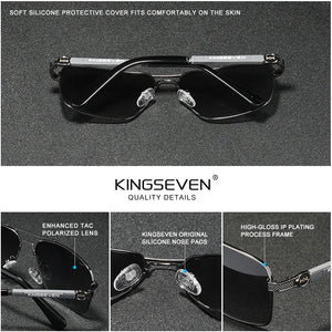 Kingseven Polarized Sunglasses 2022 Auto Reset Driving Eyewear Men/Women