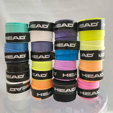 Load image into Gallery viewer, 6 Pieces Original HEAD Overgrip Anti Slip Tennis Racket Sweatband Grips Padel Shock Absorption Grip Tape Training Accessories