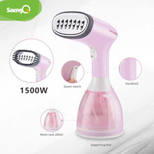 Load image into Gallery viewer, saengQ Handheld Garment Steamer 1500W Electric Household Fabric Steam Iron 280ml Portable Vertical Fast-Heat For Clothes Ironing