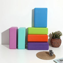 Load image into Gallery viewer, Yoga Building Blocks Cubes Pilates Bricks Reinforcement Mats Sports Yoga Supplies Exercise Home Exercise Equipment Fitness Eva