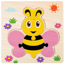 Load image into Gallery viewer, Baby Wooden 3D Puzzles Tangram Shapes Learning Educational Cartoon Animal Intelligence Jigsaw Toys For Children Gift