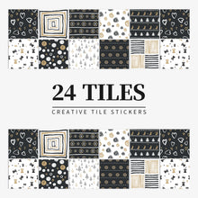 Load image into Gallery viewer, 24pcs/set Light Color Tiles Sticker Wall Stickers Kitchen Bathroom Home Renovation Wallpaper Waterproof Self-adhesive Wall Decal