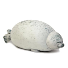Load image into Gallery viewer, Adorable Angry Blob Seal Pillow - Chubby 3D Novelty Plush Toy for Kids&#39; Sweet Dreams