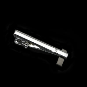 Men's Stainless Steel Tie Clip - Chrome Necktie Clasp Pin Wedding Gift Jewelry