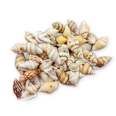 Natural Sea Shells Loose Beads for DIY Jewelry Craft, 100pcs Conch Pendants 7x14mm