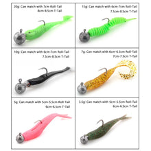 Load image into Gallery viewer, JYJ 1g 2g 3g 4g 5g 10g 20g 22g 25g 28g crank Jig head hook fishing hook head Jig lure hard bait soft worm jig hook for fishing