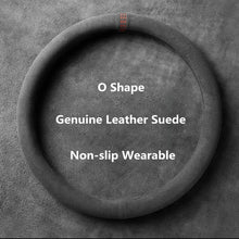 Load image into Gallery viewer, 38cm Suede Leather Car Steering Wheel Cover Wear-Resistant For BMW E90 F01 F06 F10 F15 F16 F20 F21 F25 F26 F30 F32 F82 M3 G20 X5