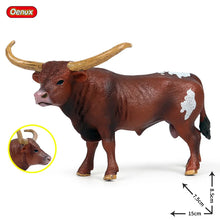 Load image into Gallery viewer, Cute Farm Animals Milk Cow Cattle Calf Angus Bull OX Buffalo Model Action Figures Toy