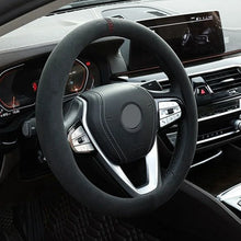 Load image into Gallery viewer, 38cm Suede Leather Car Steering Wheel Cover Wear-Resistant For BMW E90 F01 F06 F10 F15 F16 F20 F21 F25 F26 F30 F32 F82 M3 G20 X5