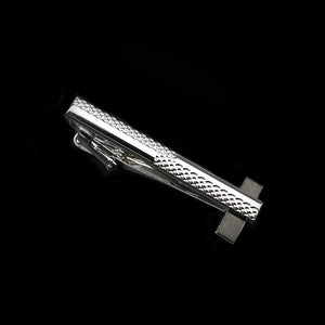 Men's Stainless Steel Tie Clip - Chrome Necktie Clasp Pin Wedding Gift Jewelry