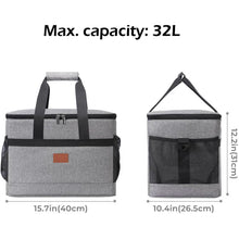 Load image into Gallery viewer, 32L Soft Cooler Bag with Hard Liner: Insulated for Outdoor Fun