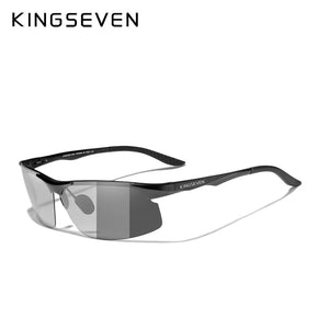 KINGSEVEN Photochromic Polarized Sunglasses - Aluminum Men's Driving Glasses