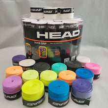 Load image into Gallery viewer, 6 Pieces Original HEAD Overgrip Anti Slip Tennis Racket Sweatband Grips Padel Shock Absorption Grip Tape Training Accessories