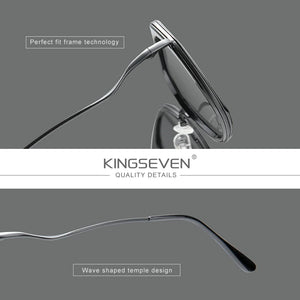 Genuine KingSeven Luxury Sunglasses for Women Gradient Polarized Butterfly Glasses