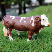 Load image into Gallery viewer, Cute Farm Animals Milk Cow Cattle Calf Angus Bull OX Buffalo Model Action Figures Toy