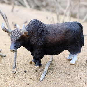 Cute Farm Animals Milk Cow Cattle Calf Angus Bull OX Buffalo Model Action Figures Toy