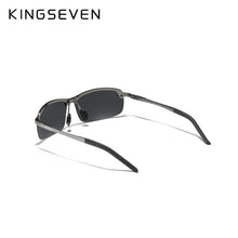 Load image into Gallery viewer, KINGSEVEN Men&#39;s Polarized Rimless Aluminum Sunglasses - Simple Driving Eyewear Brand