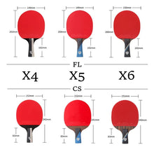 Load image into Gallery viewer, KOKUTAKU ITTF professional 4/5/6 Star ping pong racket Carbon table tennis racket bat paddle set pimples in rubber with bag