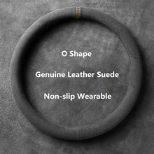 Load image into Gallery viewer, 38cm Suede Leather Car Steering Wheel Cover Wear-Resistant For BMW E90 F01 F06 F10 F15 F16 F20 F21 F25 F26 F30 F32 F82 M3 G20 X5