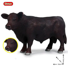 Load image into Gallery viewer, Cute Farm Animals Milk Cow Cattle Calf Angus Bull OX Buffalo Model Action Figures Toy