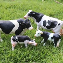 Load image into Gallery viewer, Cute Farm Animals Milk Cow Cattle Calf Angus Bull OX Buffalo Model Action Figures Toy