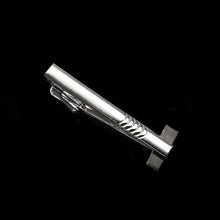 Load image into Gallery viewer, Men&#39;s Stainless Steel Tie Clip - Chrome Necktie Clasp Pin Wedding Gift Jewelry