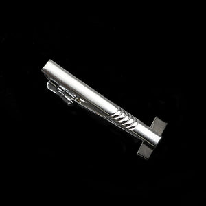 Men's Stainless Steel Tie Clip - Chrome Necktie Clasp Pin Wedding Gift Jewelry