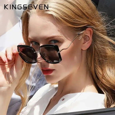 Genuine KingSeven Luxury Sunglasses for Women Gradient Polarized Butterfly Glasses