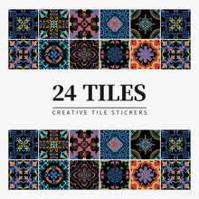 Load image into Gallery viewer, 24pcs/set Light Color Tiles Sticker Wall Stickers Kitchen Bathroom Home Renovation Wallpaper Waterproof Self-adhesive Wall Decal