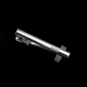 Men's Stainless Steel Tie Clip - Chrome Necktie Clasp Pin Wedding Gift Jewelry