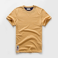 Load image into Gallery viewer, Men's T-shirt Cotton Solid Color t shirt Men Causal O-neck Basic Tshirt Male High Quality Classical Tops