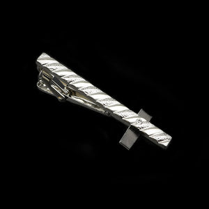 Men's Stainless Steel Tie Clip - Chrome Necktie Clasp Pin Wedding Gift Jewelry