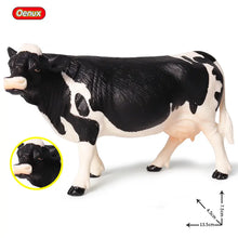 Load image into Gallery viewer, Cute Farm Animals Milk Cow Cattle Calf Angus Bull OX Buffalo Model Action Figures Toy