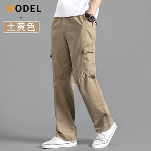 Men's Cargo Pants 6XL - Summer Spring Cotton Workwear, Casual Joggers & Climbing Trousers