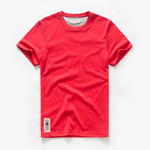 Load image into Gallery viewer, Men's T-shirt Cotton Solid Color t shirt Men Causal O-neck Basic Tshirt Male High Quality Classical Tops