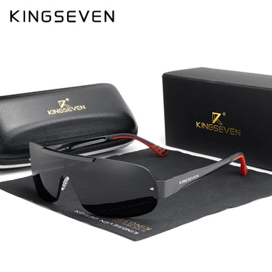 KingSeven Aluminum Polarized Sunglasses HD Men's Sun Glasses Integrated Lens