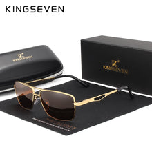 Load image into Gallery viewer, KingSeven 2023 Polarized Sunglasses: Designer Square Sun Glasses for Men&quot;