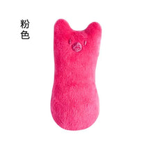 Load image into Gallery viewer, Teeth Grinding Catnip Toys Funny Interactive Plush Cat Toy Pet Kitten Chewing Vocal Toy Claws Thumb Bite Cat mint For Cats