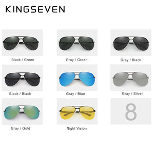 Kingseven 2023 Polarized Rimless Sunglasses Men Women Outdoor Sports