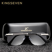 Load image into Gallery viewer, KingSeven Polarized Sunglasses - UV400 Red Mirror Lens Square Unisex Eyewear