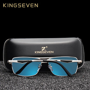 KingSeven 2023 Polarized Sunglasses: Designer Square Sun Glasses for Men"