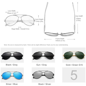 KINGSEVEN Polarized Sunglasses Aluminum HD Lens Driving Mirror Sun Glasses