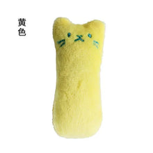 Load image into Gallery viewer, Teeth Grinding Catnip Toys Funny Interactive Plush Cat Toy Pet Kitten Chewing Vocal Toy Claws Thumb Bite Cat mint For Cats