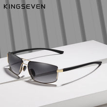 Load image into Gallery viewer, KINGSEVEN Square Frame Sunglasses for Men - Classic Unisex Driving Sun Glasses Gafas